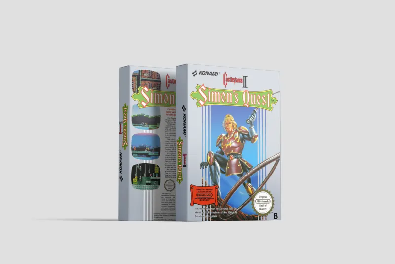Castlevania II: Simon's Quest - Boîte de remplacement Nintendo NES