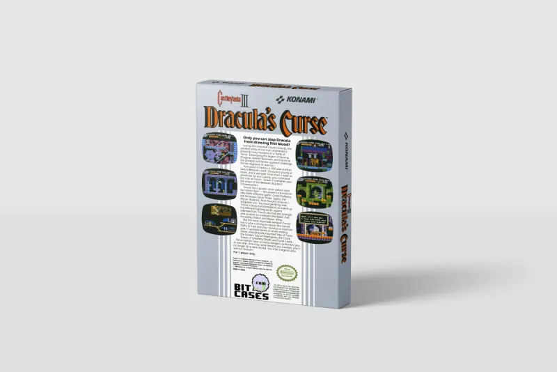 Castlevania III: Dracula's Curse - Boîte de remplacement Nintendo NES, image 3