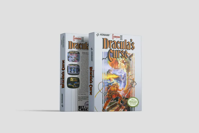 Castlevania III: Dracula's Curse - Boîte de remplacement Nintendo NES