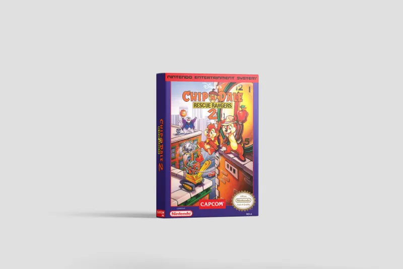 Chip 'n Dale: Rescue Rangers 2 - Boîte de remplacement Nintendo NES, image 2