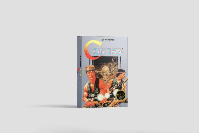 Contra - Boîte de remplacement Nintendo NES, image 2