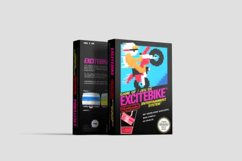 Excitebike - Scatola di ricambio Nintendo NES