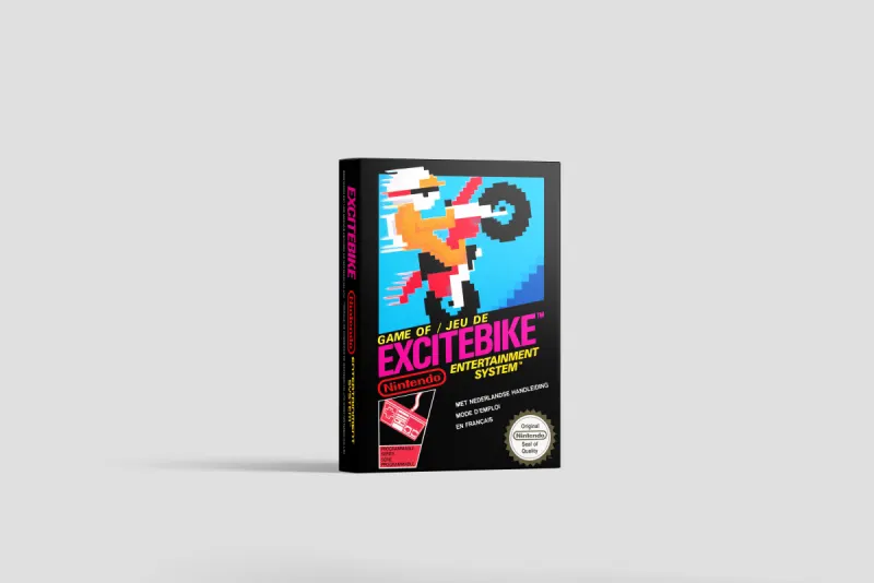 Excitebike - Boîte de remplacement Nintendo NES, image 2