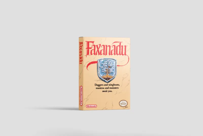 Faxanadu - Boîte de remplacement Nintendo NES, image 2