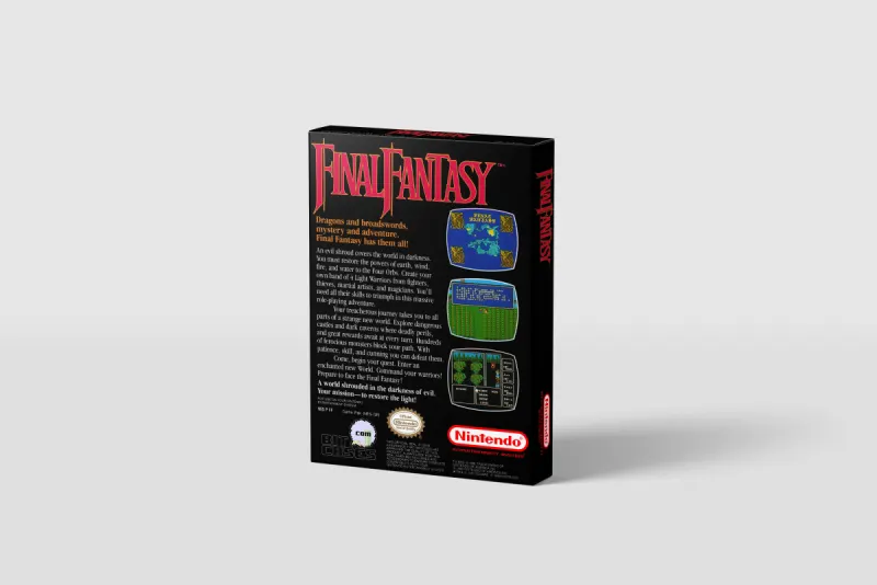 Final Fantasy - Scatola di ricambio Nintendo NES, immagine 3
