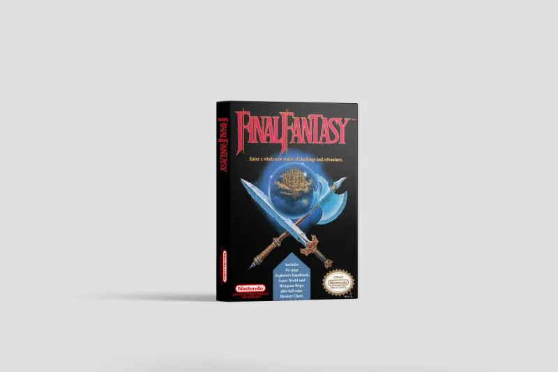 Final Fantasy - Scatola di ricambio Nintendo NES, immagine 2