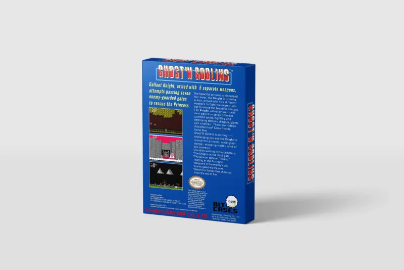 Ghosts 'n Goblins - Boîte de remplacement Nintendo NES, image 3