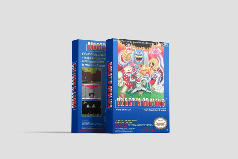 Ghosts 'n Goblins - Boîte de remplacement Nintendo NES