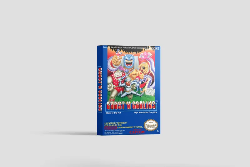 Ghosts 'n Goblins - Boîte de remplacement Nintendo NES, image 2
