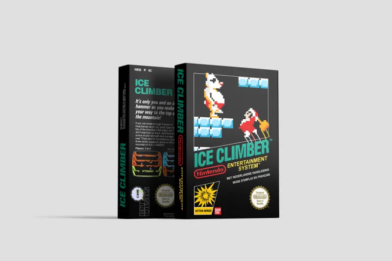 Ice Climber - Scatola di ricambio Nintendo NES