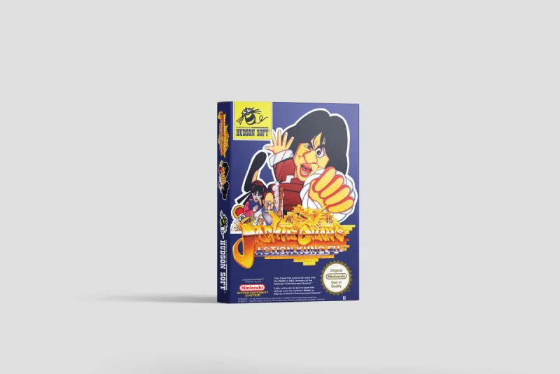 Jackie Chan's Action Kung Fu - Boîte de remplacement Nintendo NES, image 2
