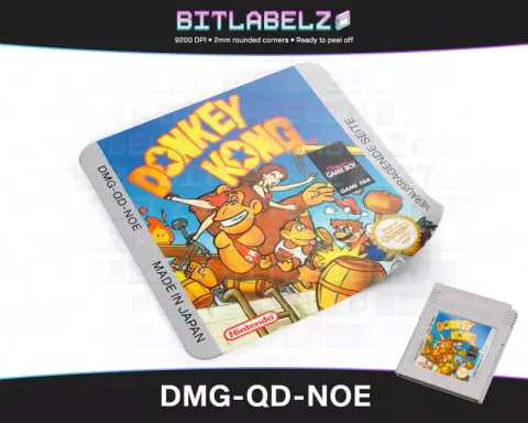 Donkey Kong - Étiquette Game Boy [DMG-QD-NOE]