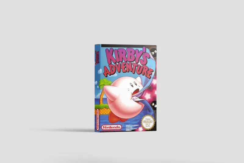 Kirby's Adventure - Scatola di ricambio Nintendo NES, immagine 2