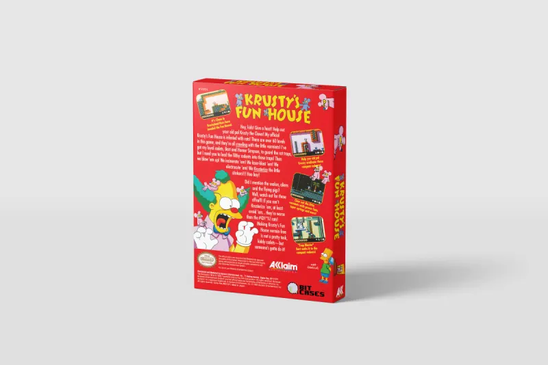 Krusty's Fun House - Scatola di ricambio Nintendo NES, immagine 3