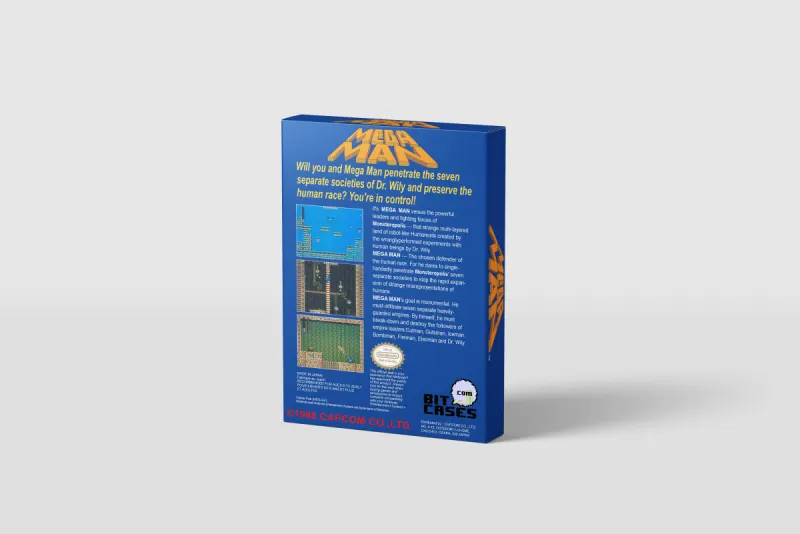 Mega Man - Boîte de remplacement Nintendo NES, image 3