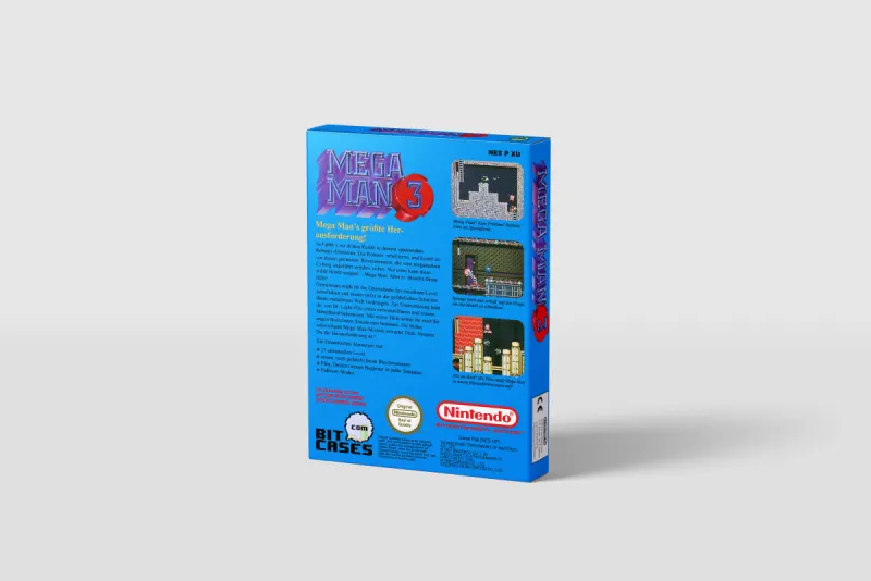 Mega Man 3 - Boîte de remplacement Nintendo NES, image 3