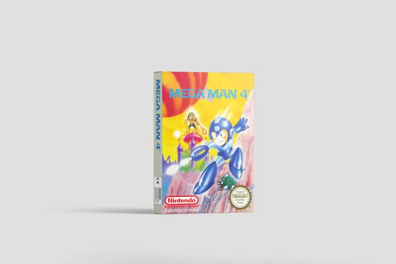 Mega Man 4 - Boîte de remplacement Nintendo NES, image 2