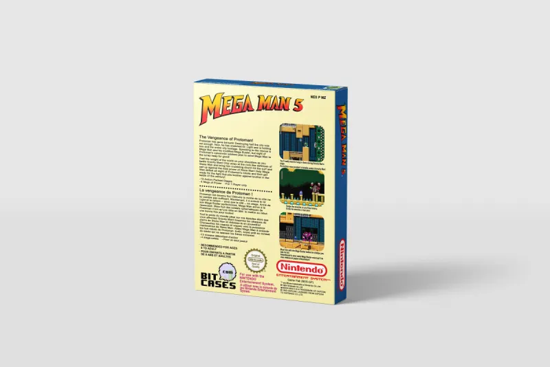 Mega Man 5 - Boîte de remplacement Nintendo NES, image 3