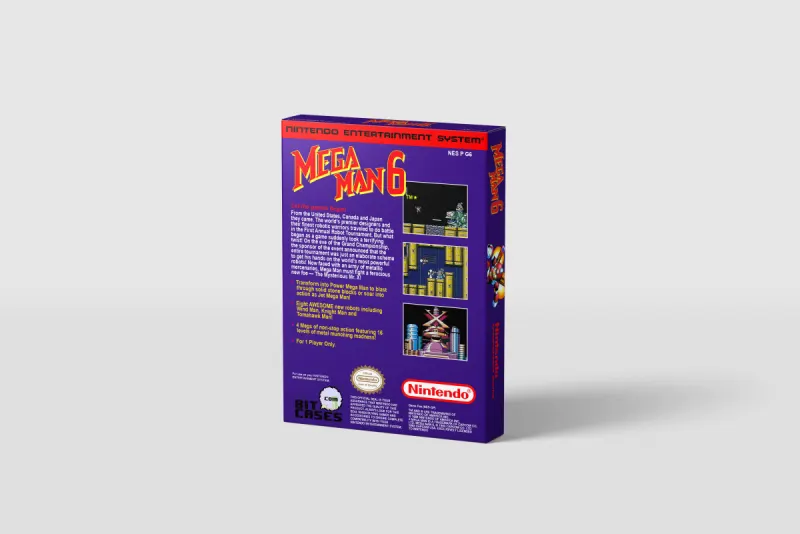 Mega Man 6 - Boîte de remplacement Nintendo NES, image 3