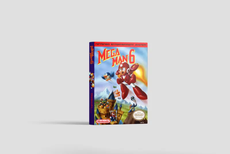 Mega Man 6 - Boîte de remplacement Nintendo NES, image 2