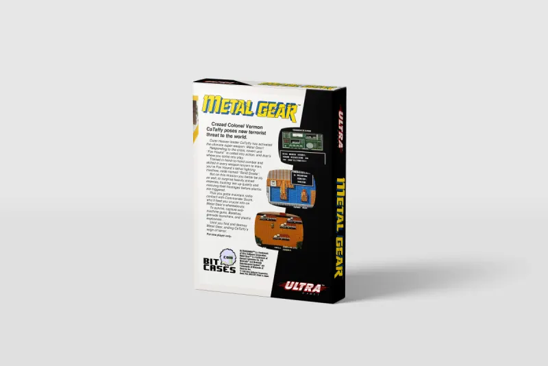 Metal Gear - Boîte de remplacement Nintendo NES, image 3