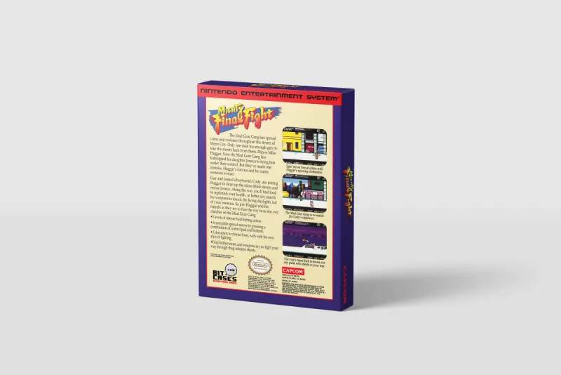 Mighty Final Fight - Scatola di ricambio Nintendo NES, immagine 3