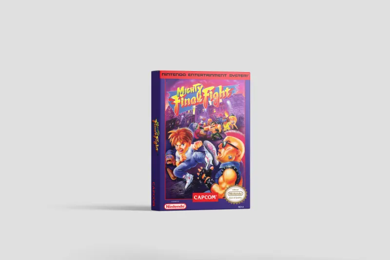 Mighty Final Fight - Scatola di ricambio Nintendo NES, immagine 2