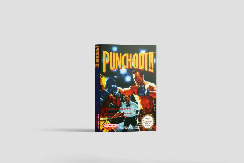 Punch-Out!! - Scatola di ricambio Nintendo NES, immagine 2