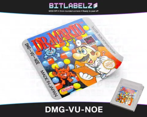 Dr. Mario - Étiquette Game Boy [DMG-VU-NOE]