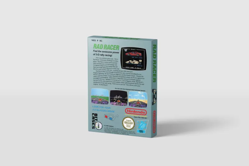 Rad Racer - Boîte de remplacement Nintendo NES, image 3