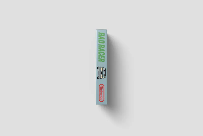 Rad Racer - Boîte de remplacement Nintendo NES, image 4