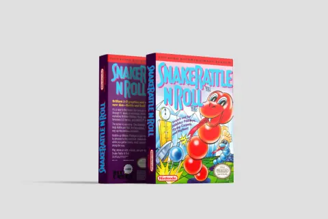 Snake Rattle ’n’ Roll - Scatola di ricambio Nintendo NES