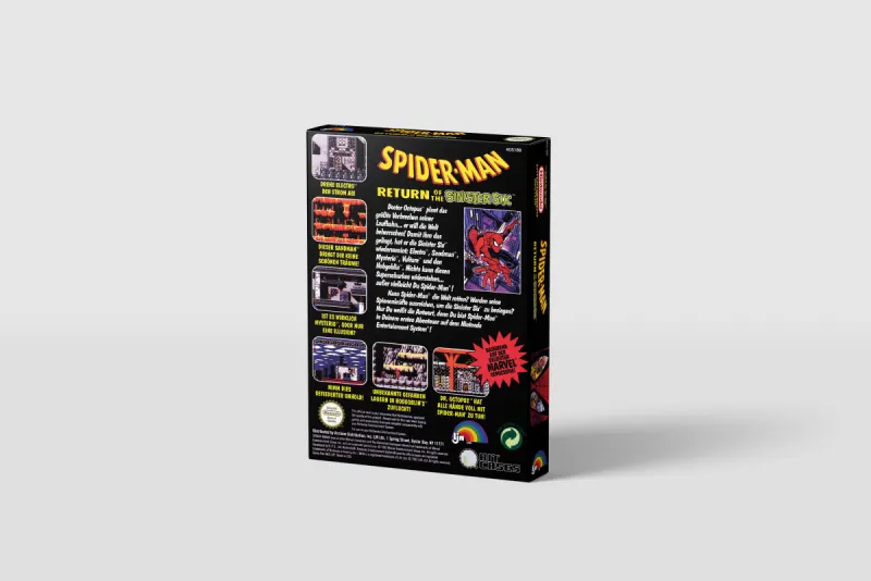 Spider-Man: Return of the Sinister Six - Boîte de remplacement Nintendo NES, image 3