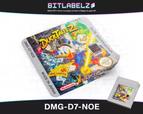 Duck Tales 2 - Etichetta Game Boy [DMG-D7-NOE]