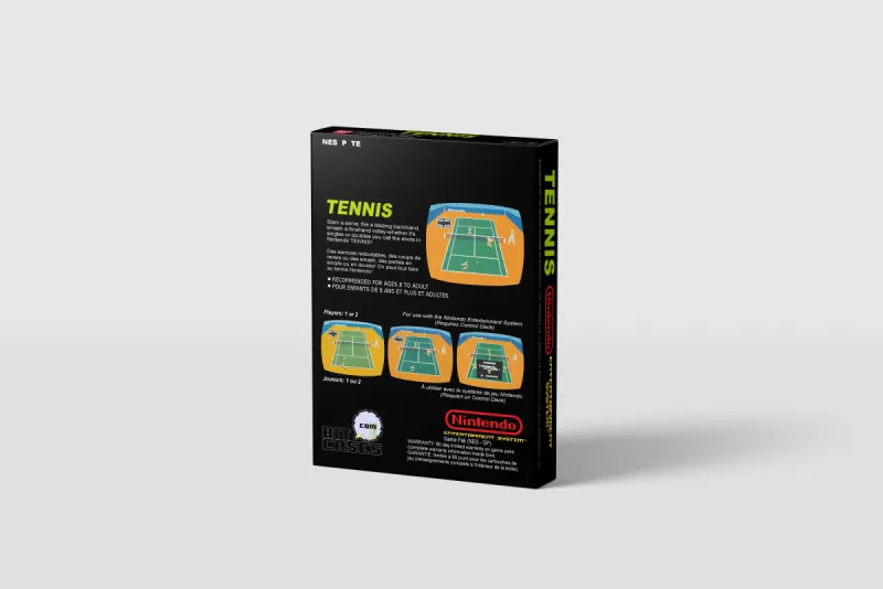 Tennis - Boîte de remplacement Nintendo NES, image 3