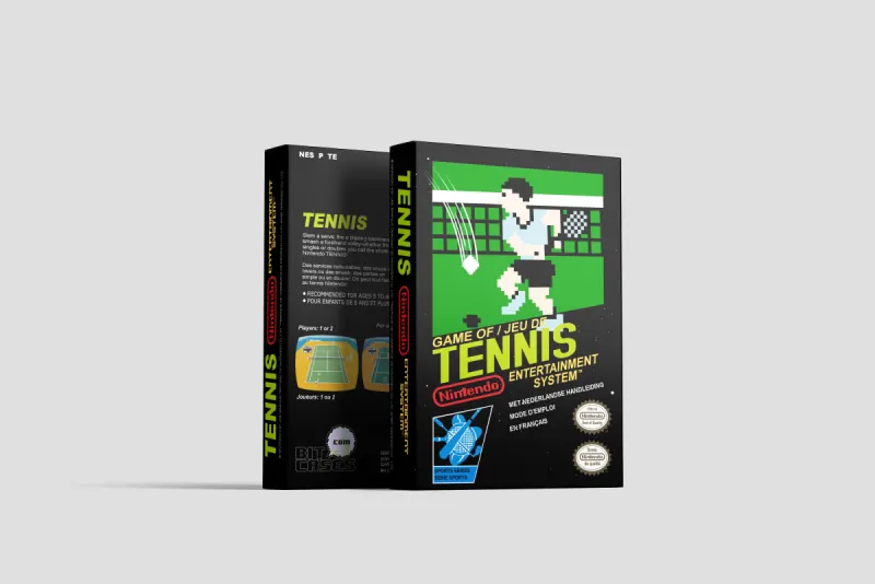 Tennis - Boîte de remplacement Nintendo NES