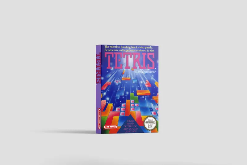 Tetris - Scatola di ricambio Nintendo NES, immagine 2