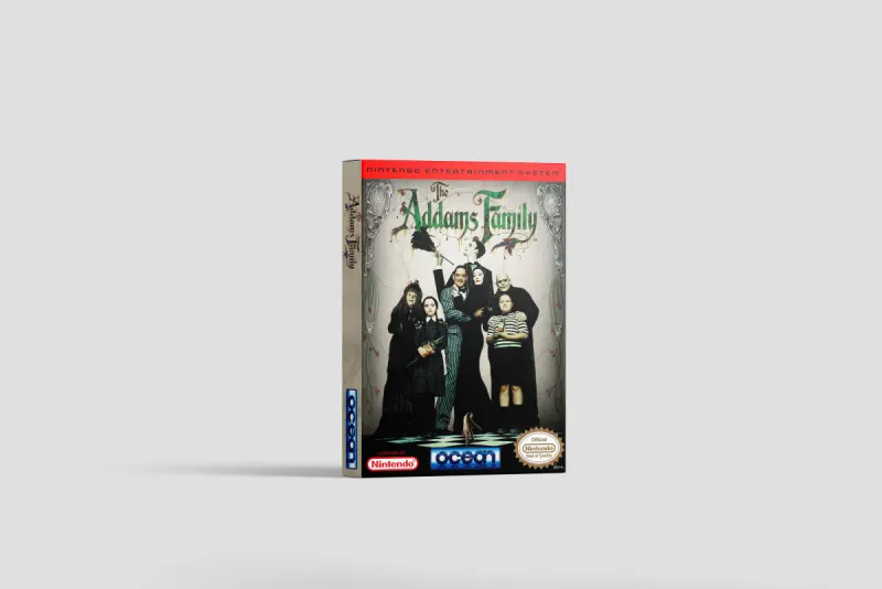 The Addams Family - Boîte de remplacement Nintendo NES, image 2