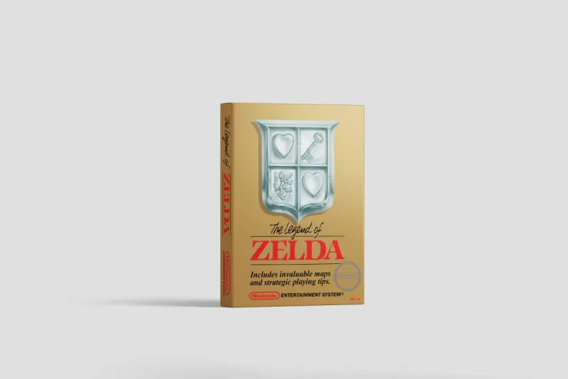 The Legend of Zelda - Boîte de remplacement Nintendo NES, image 2