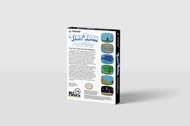 Tiny Toon Adventures - Boîte de remplacement Nintendo NES, image 3