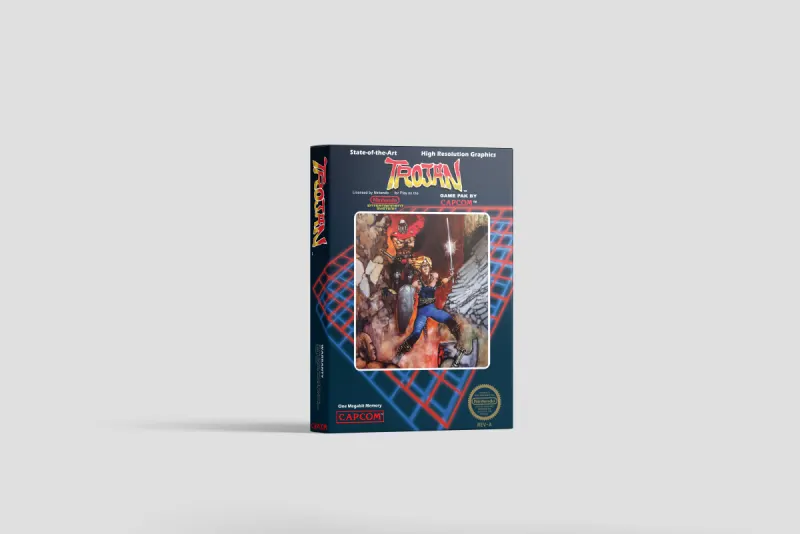 Trojan - Boîte de remplacement Nintendo NES, image 2