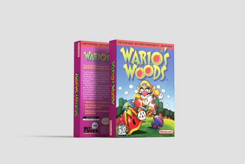 Wario's Woods - Boîte de remplacement Nintendo NES