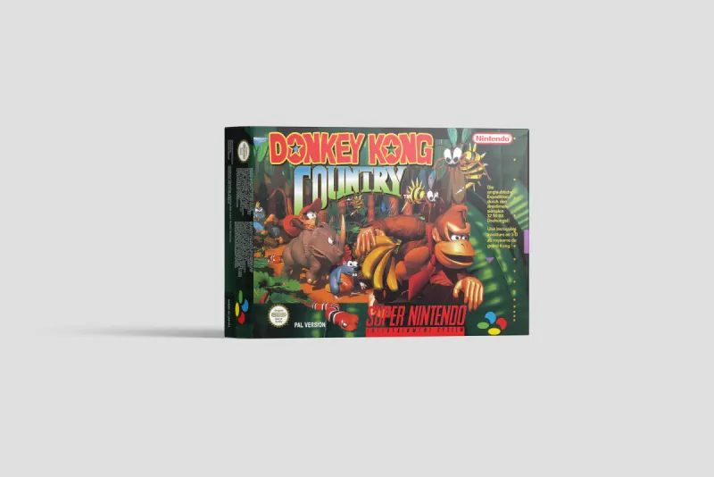Donkey Kong Country - Boîte de remplacement Super Nintendo, image 2