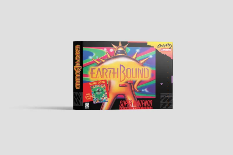 Earth Bound - Scatola di ricambio Super Nintendo, immagine 2