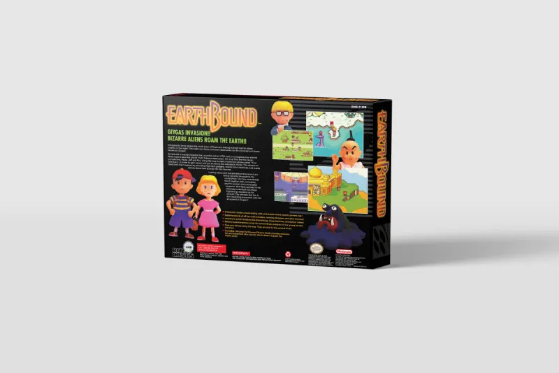 Earth Bound - Scatola di ricambio Super Nintendo, immagine 4