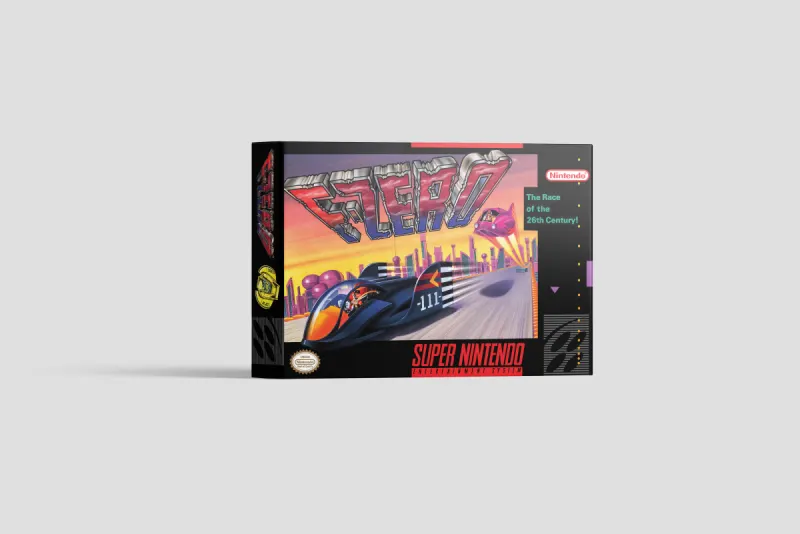 F-Zero - Boîte de remplacement Super Nintendo, image 2