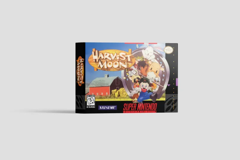 Harvest Moon - Boîte de remplacement Super Nintendo, image 2