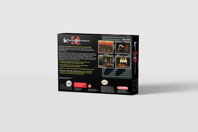 Killer Instinct - Scatola di ricambio Super Nintendo, immagine 3