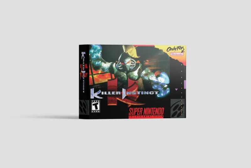 Killer Instinct - Scatola di ricambio Super Nintendo, immagine 2