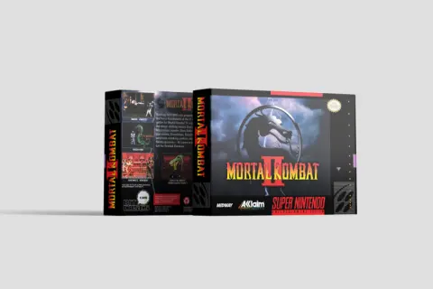 Mortal Kombat II - Boîte de remplacement Super Nintendo
